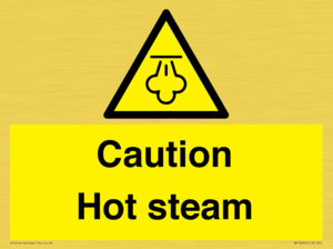 Caution Hot steam